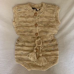 NWT Kalinka Wool Romper 18-24m